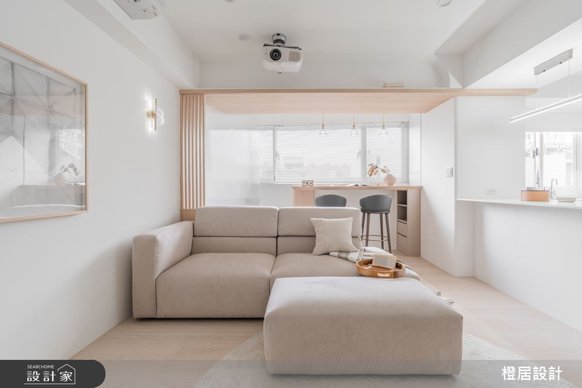 22坪老屋(16~30年)＿北歐風客廳餐廳工作區案例圖片＿橙居空間設計有限公司＿橙居_33之9