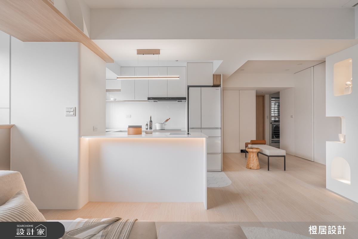 22坪老屋(16~30年)＿北歐風餐廳廚房多功能室中島案例圖片＿橙居空間設計有限公司＿橙居_33之16