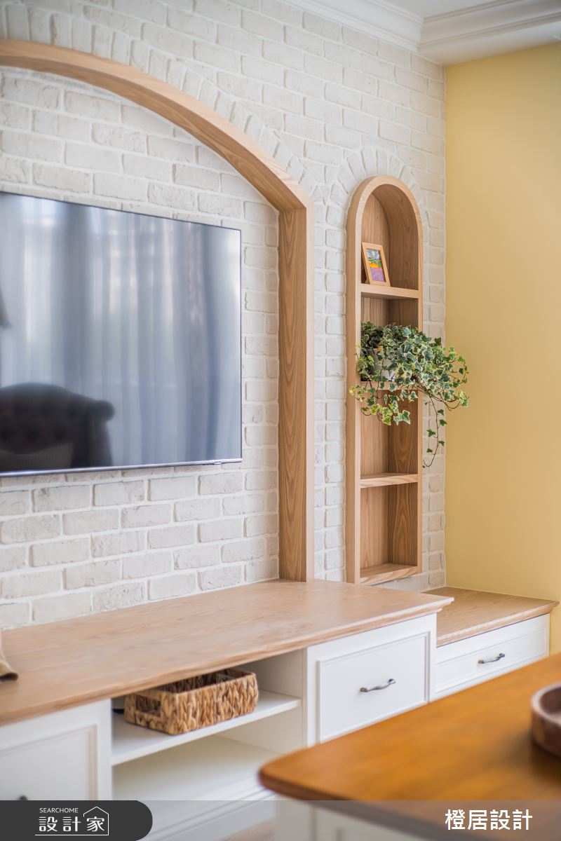 32坪新成屋(5年以下)＿鄉村風客廳案例圖片＿橙居空間設計有限公司＿橙居_35之22