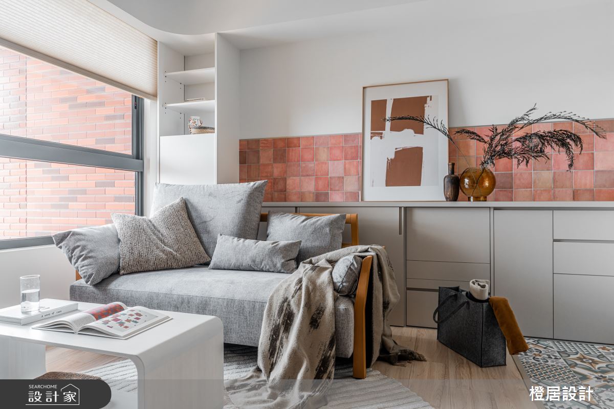 16坪新成屋(5年以下)＿北歐風客廳案例圖片＿橙居空間設計有限公司＿橙居_36之2