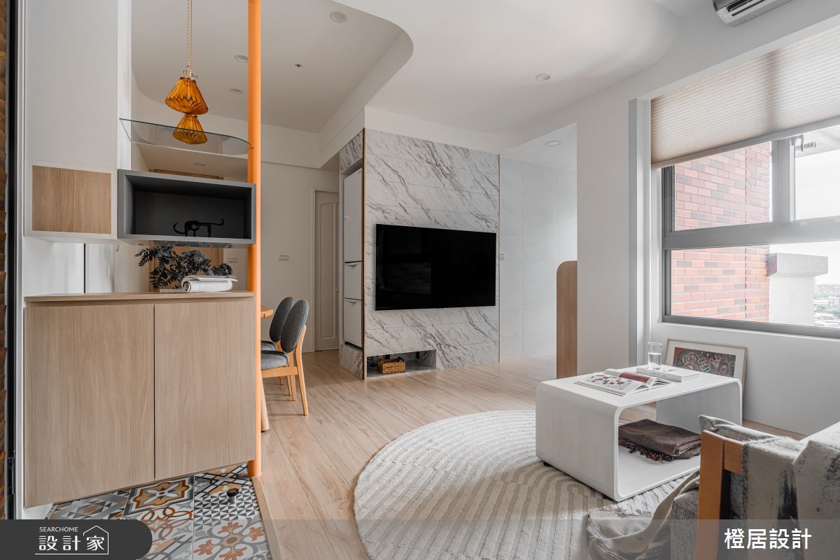 16坪新成屋(5年以下)＿北歐風客廳餐廳案例圖片＿橙居空間設計有限公司＿橙居_36之5