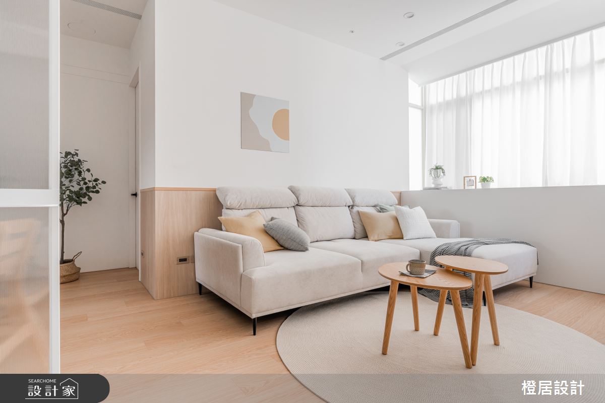 25坪老屋(31~40年)＿北歐風客廳案例圖片＿橙居空間設計有限公司＿橙居_37之2