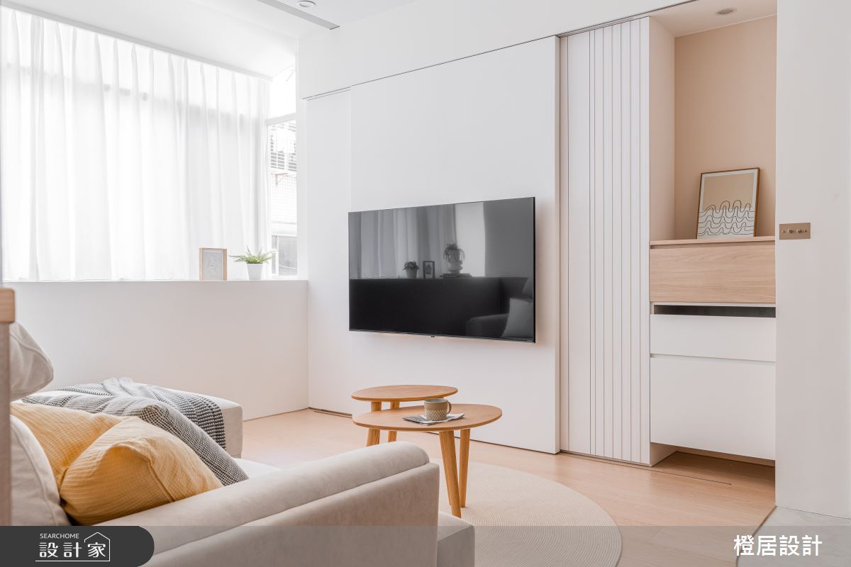 25坪老屋(31~40年)＿北歐風客廳案例圖片＿橙居空間設計有限公司＿橙居_37之4