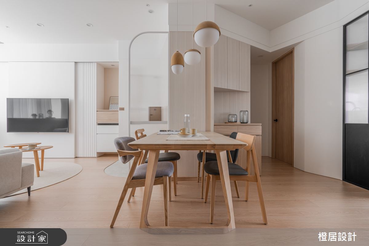 25坪老屋(31~40年)＿北歐風客廳餐廳案例圖片＿橙居空間設計有限公司＿橙居_37之15