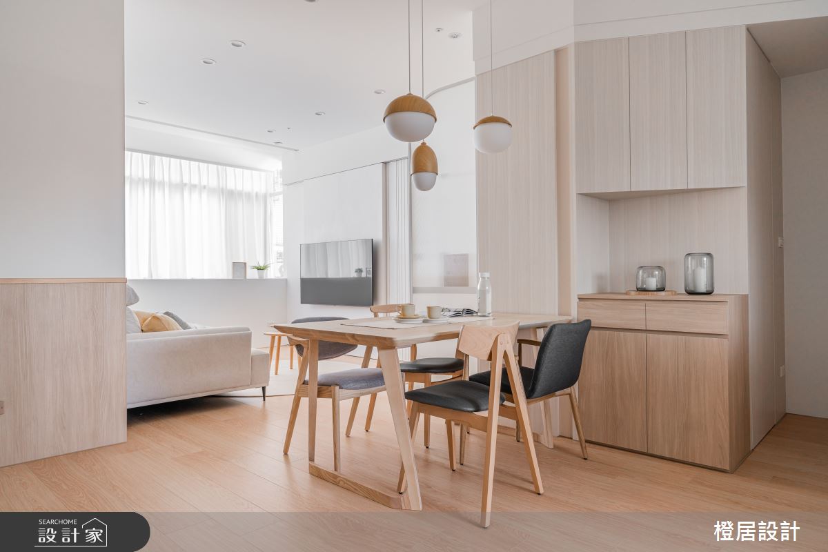 25坪老屋(31~40年)＿北歐風客廳餐廳案例圖片＿橙居空間設計有限公司＿橙居_37之14