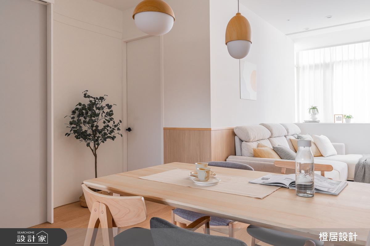 25坪老屋(31~40年)＿北歐風客廳餐廳案例圖片＿橙居空間設計有限公司＿橙居_37之18