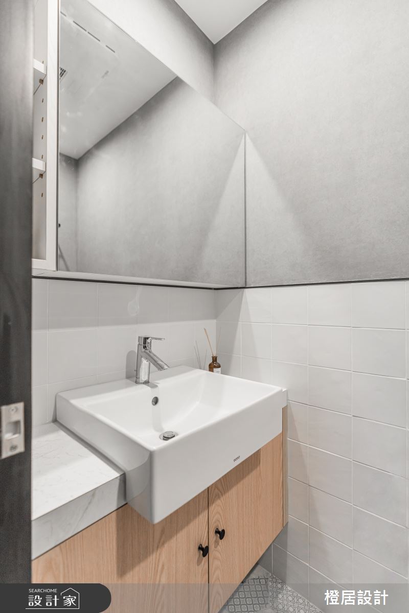 25坪老屋(31~40年)＿北歐風浴室案例圖片＿橙居空間設計有限公司＿橙居_37之25