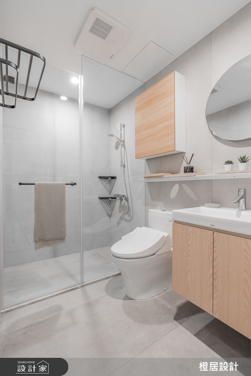 25坪老屋(31~40年)＿北歐風浴室案例圖片＿橙居空間設計有限公司＿橙居_37之27