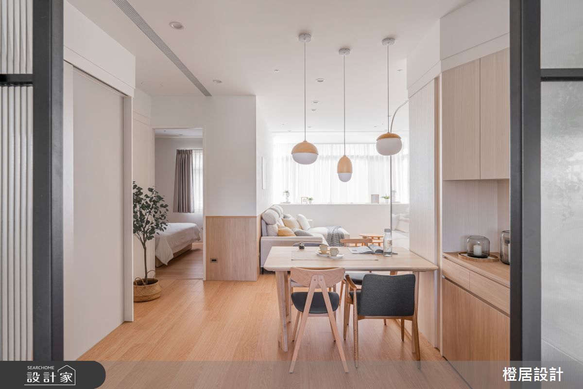 25坪老屋(31~40年)＿北歐風客廳餐廳臥室案例圖片＿橙居空間設計有限公司＿橙居_37之21