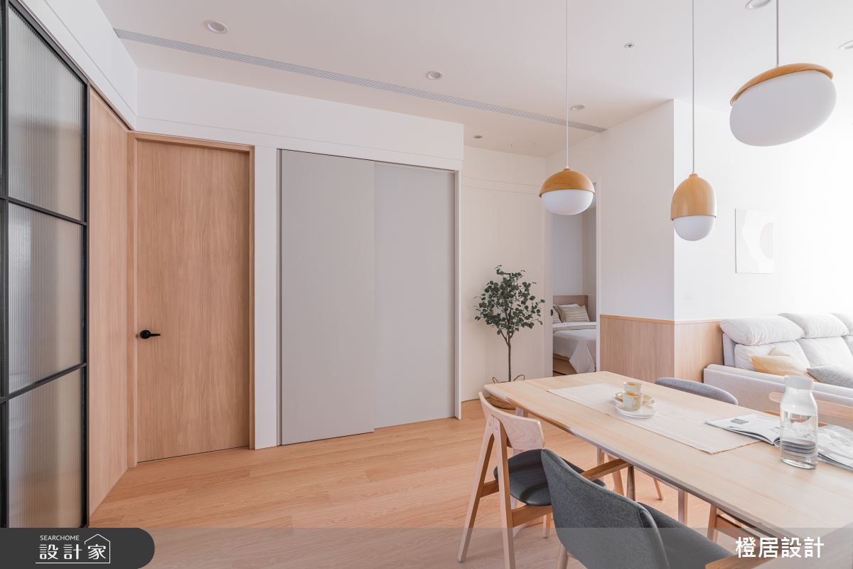 25坪老屋(31~40年)＿北歐風客廳餐廳案例圖片＿橙居空間設計有限公司＿橙居_37之19