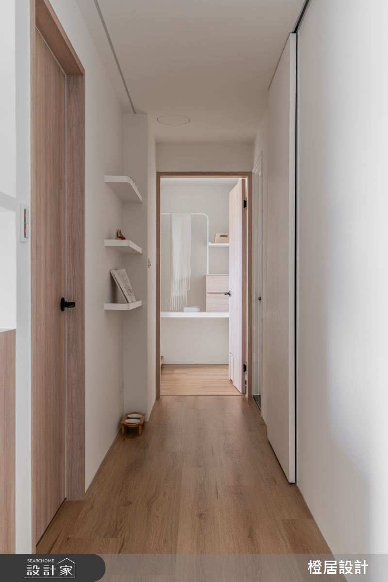27坪新成屋(5年以下)＿北歐風走廊案例圖片＿橙居空間設計有限公司＿橙居_38之20