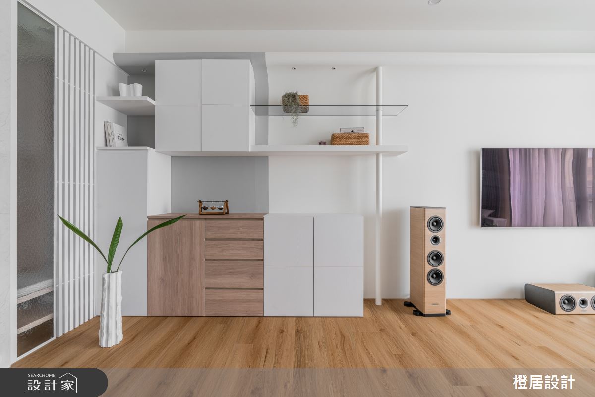 27坪新成屋(5年以下)＿北歐風玄關客廳案例圖片＿橙居空間設計有限公司＿橙居_38之7