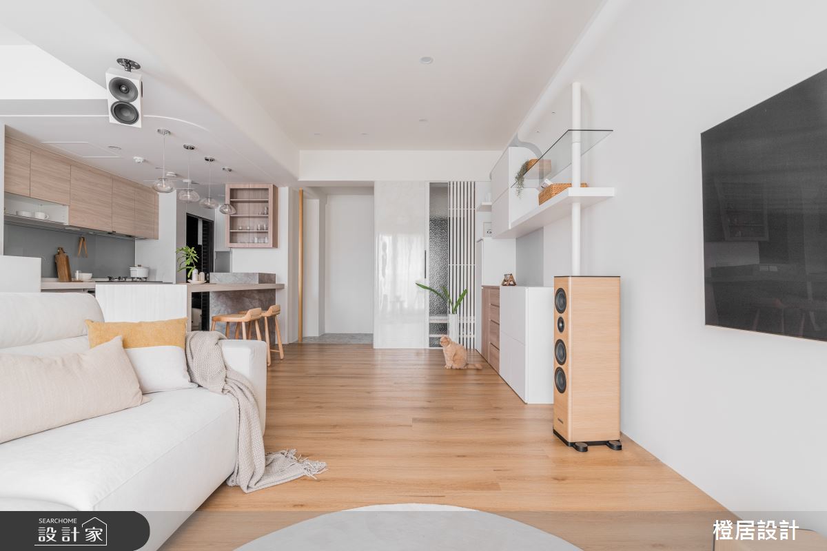 27坪新成屋(5年以下)＿北歐風玄關客廳餐廳案例圖片＿橙居空間設計有限公司＿橙居_38之11