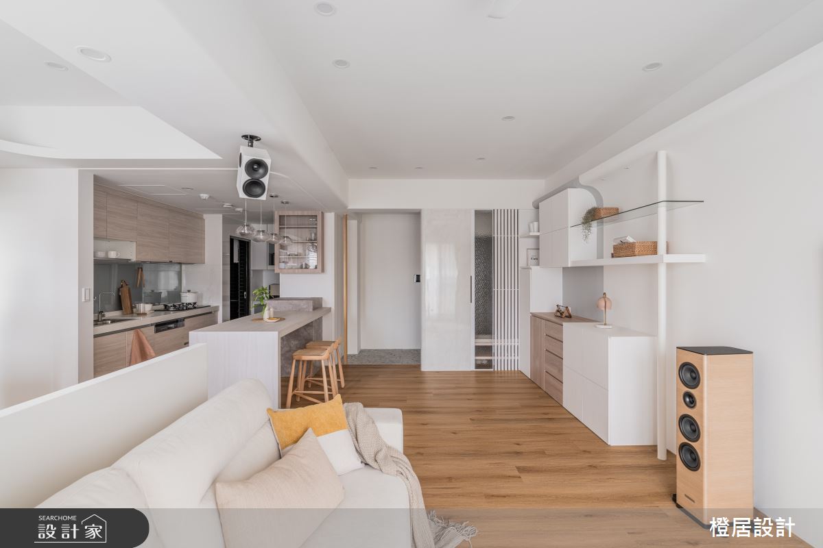 27坪新成屋(5年以下)＿北歐風客廳餐廳廚房案例圖片＿橙居空間設計有限公司＿橙居_38之17