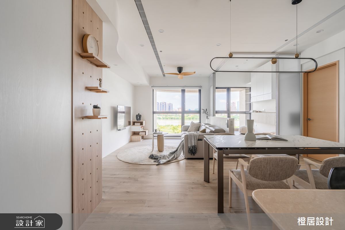 27坪新成屋(5年以下)＿北歐風客廳餐廳案例圖片＿橙居空間設計有限公司＿橙居_39之1