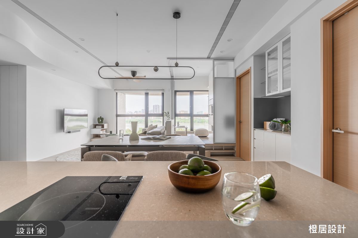 27坪新成屋(5年以下)＿北歐風客廳餐廳書房案例圖片＿橙居空間設計有限公司＿橙居_39之11