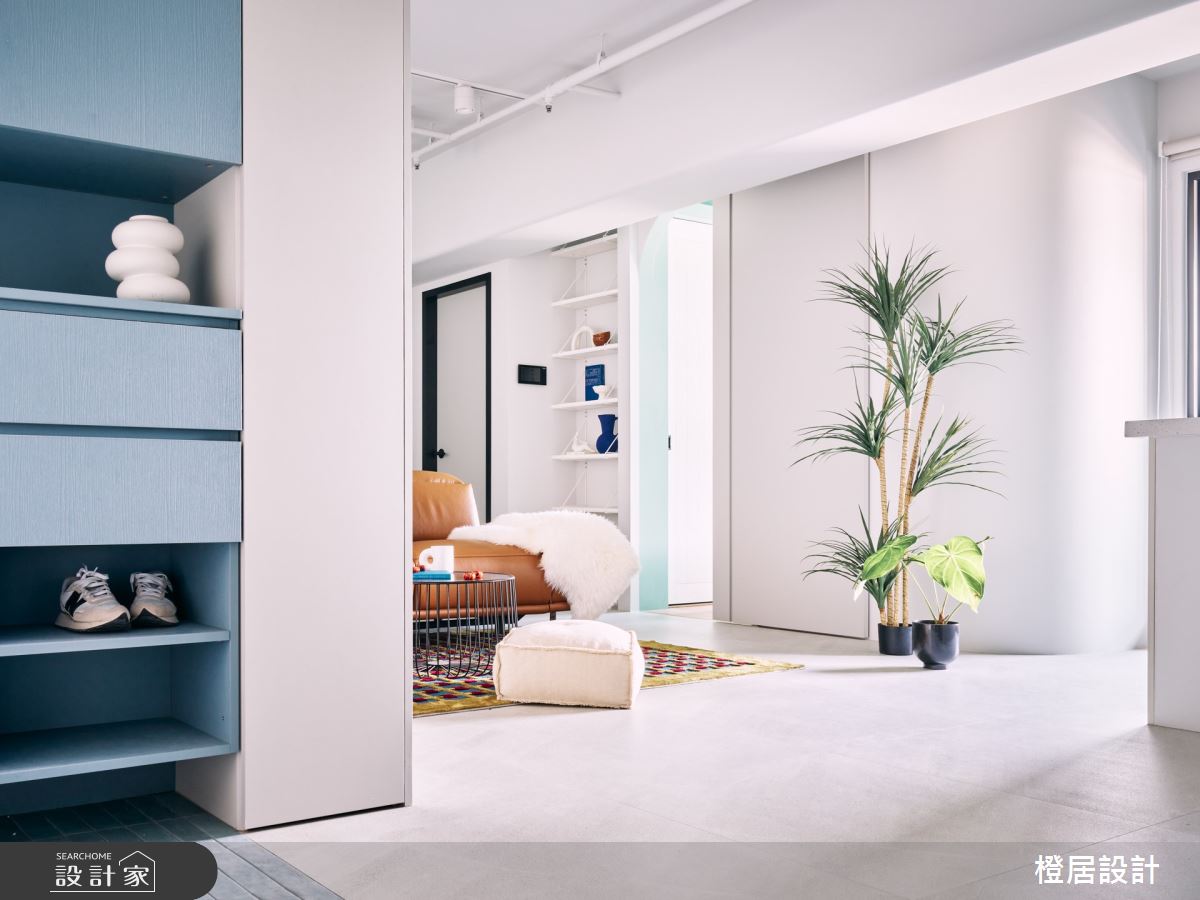 19坪預售屋＿混搭風客廳案例圖片＿橙居空間設計有限公司＿橙居_41之1