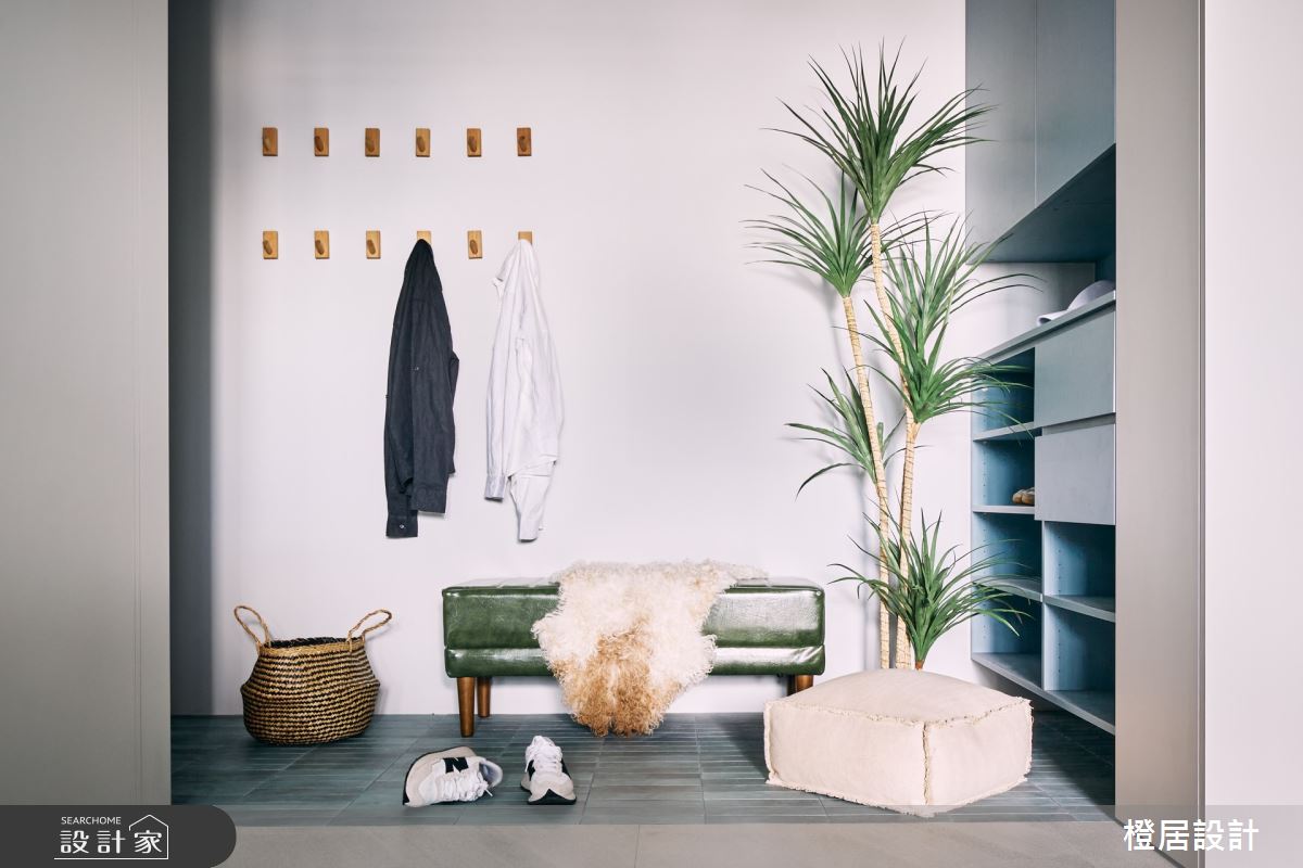 19坪預售屋＿混搭風玄關案例圖片＿橙居空間設計有限公司＿橙居_41之2