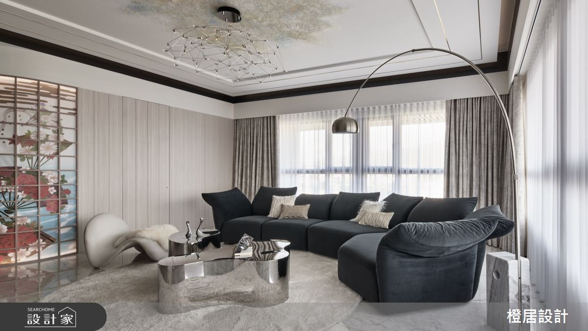 65坪新成屋(5年以下)＿混搭風客廳案例圖片＿橙居空間設計有限公司＿橙居_42之14