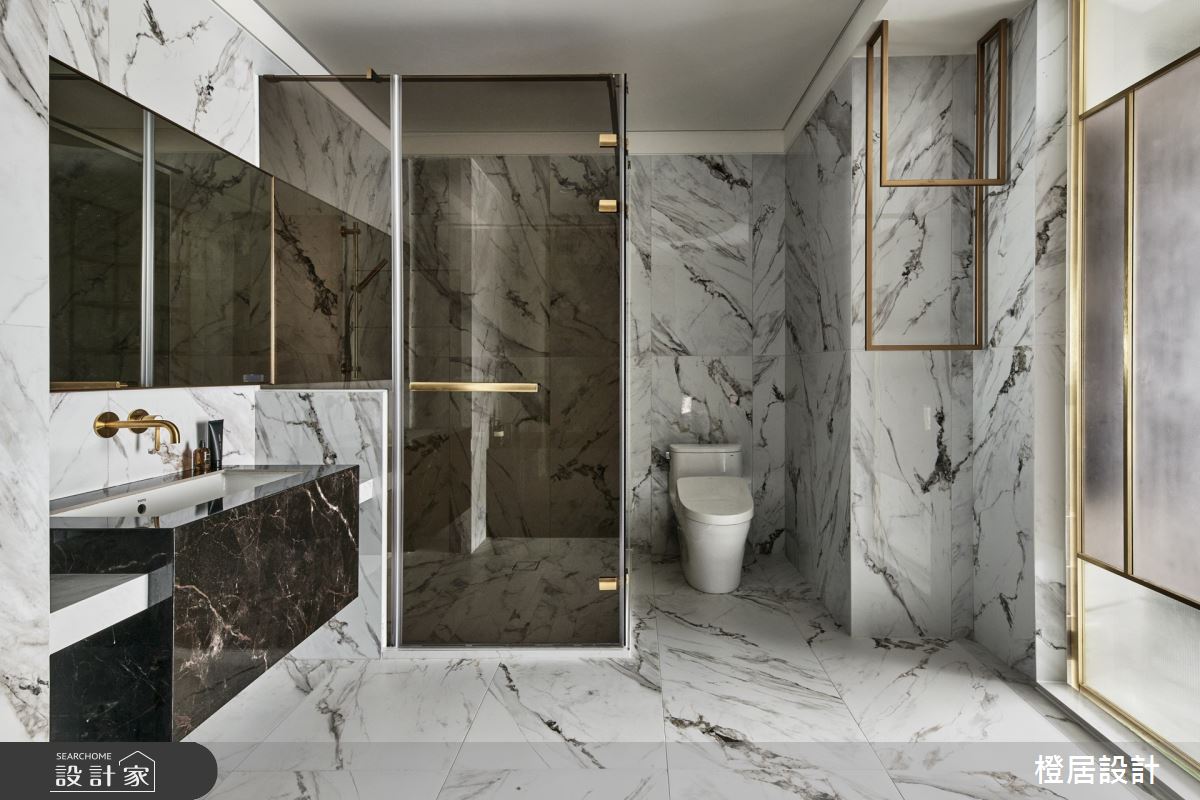 65坪新成屋(5年以下)＿混搭風浴室案例圖片＿橙居空間設計有限公司＿橙居_42之37