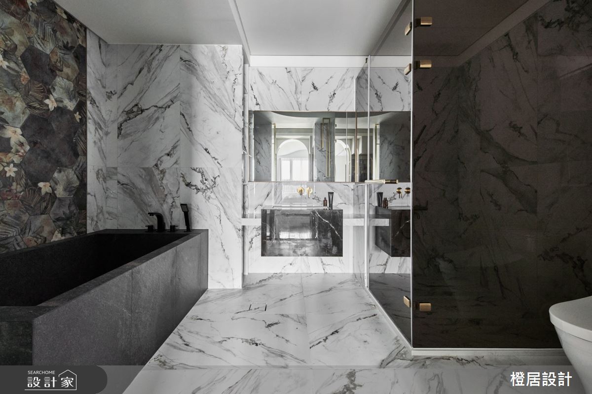 65坪新成屋(5年以下)＿混搭風浴室案例圖片＿橙居空間設計有限公司＿橙居_42之39