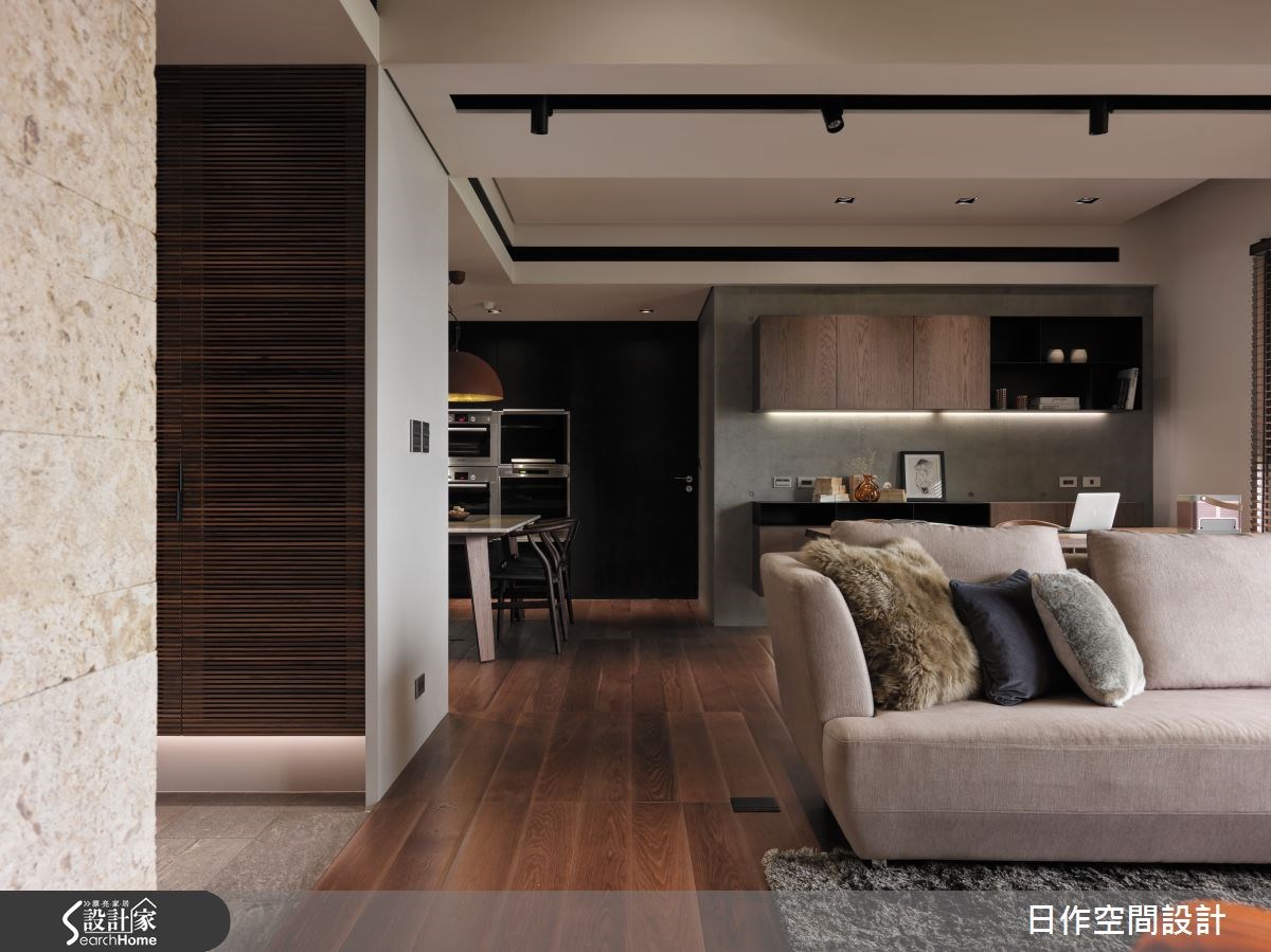 35坪新成屋(5年以下)＿現代風客廳案例圖片＿日作空間設計有限公司＿日作_01之3