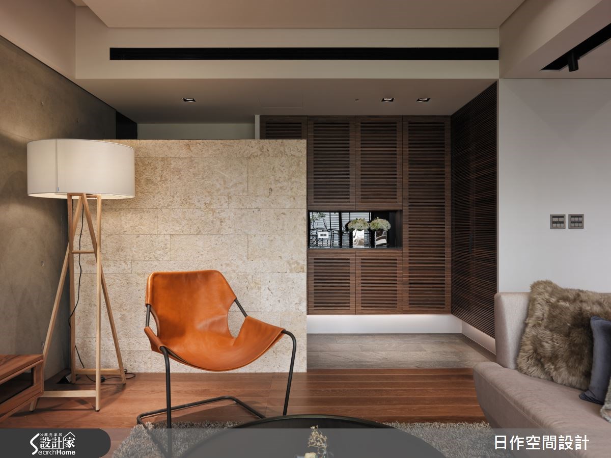 35坪新成屋(5年以下)＿現代風玄關客廳案例圖片＿日作空間設計有限公司＿日作_01之4