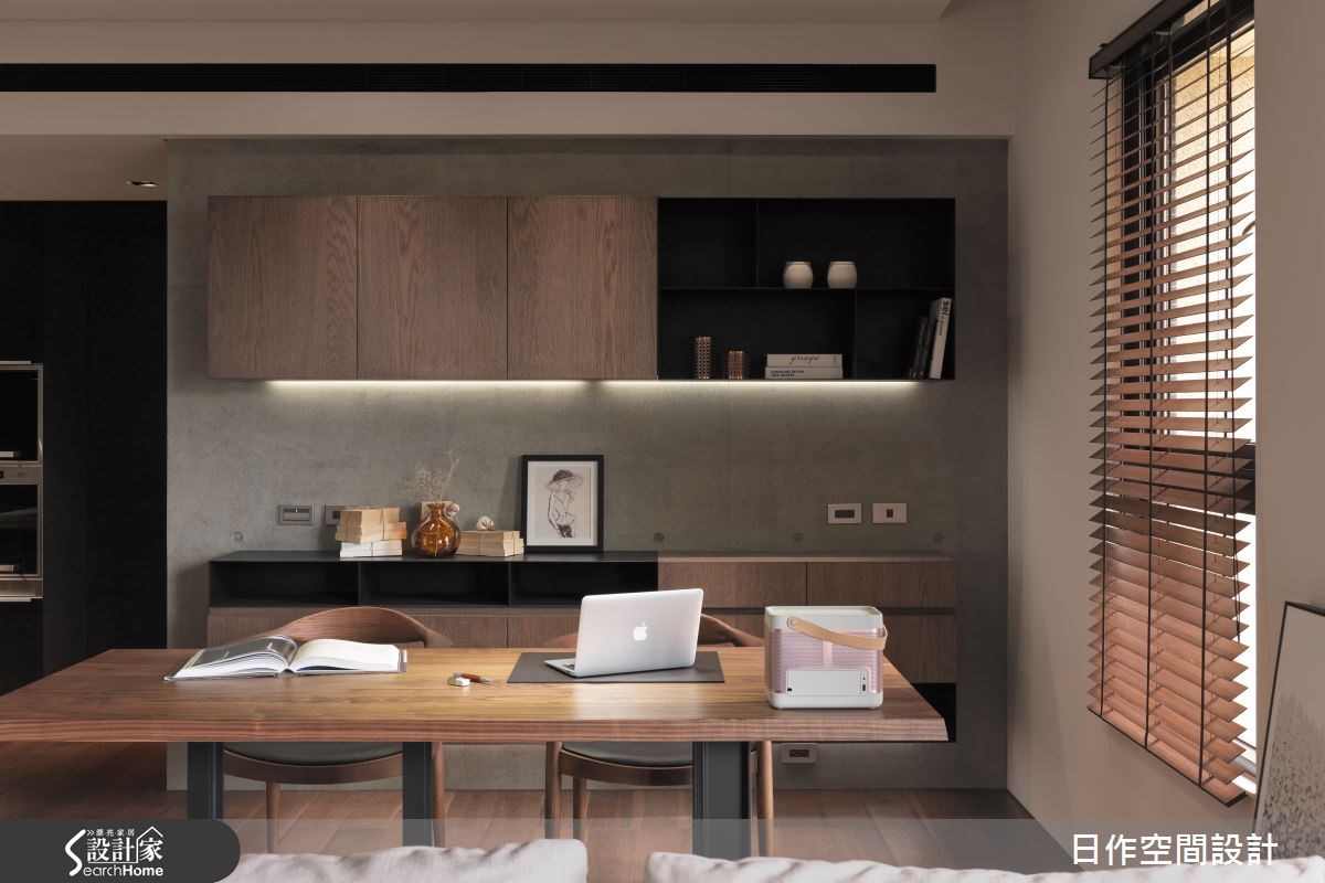35坪新成屋(5年以下)＿現代風書房案例圖片＿日作空間設計有限公司＿日作_01之7