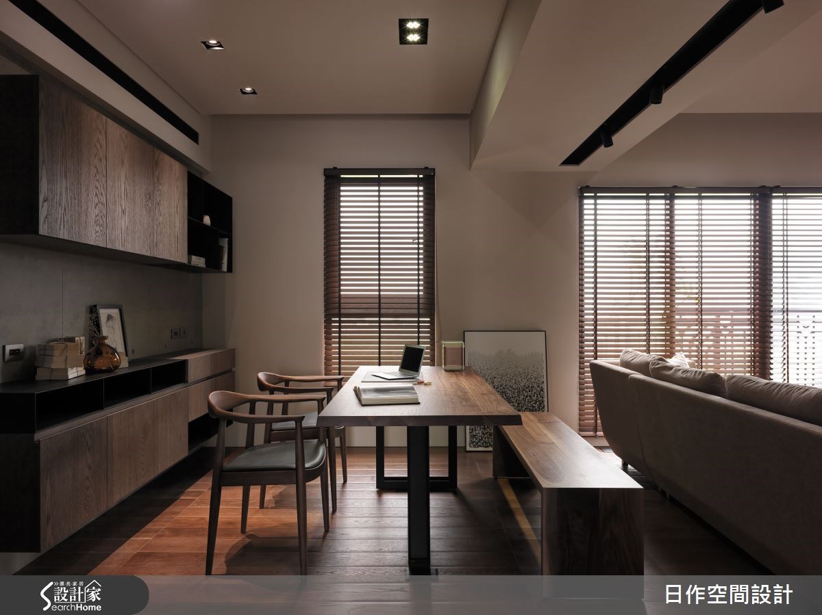 35坪新成屋(5年以下)＿現代風書房案例圖片＿日作空間設計有限公司＿日作_01之8