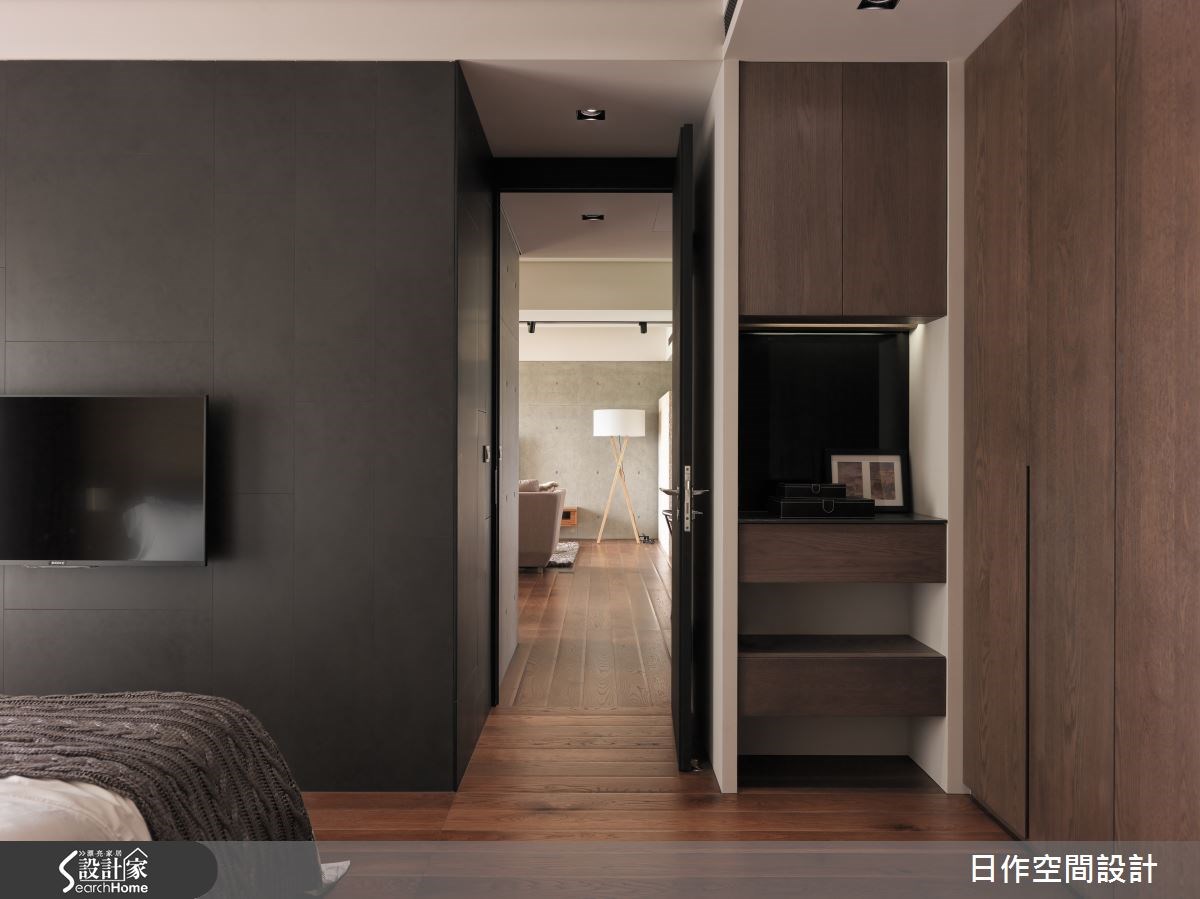 35坪新成屋(5年以下)＿現代風臥室走廊案例圖片＿日作空間設計有限公司＿日作_01之19