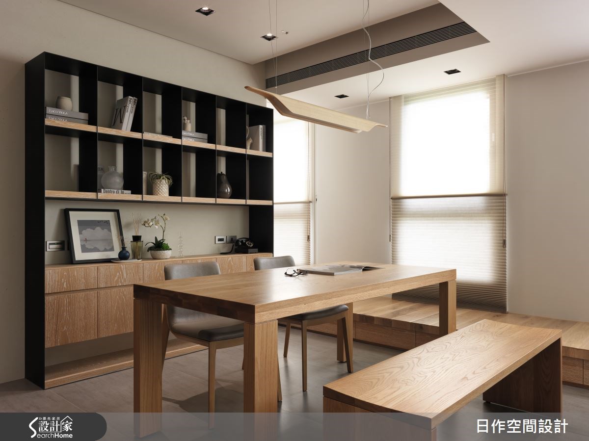 35坪新成屋(5年以下)＿現代風書房案例圖片＿日作空間設計有限公司＿日作_02之10