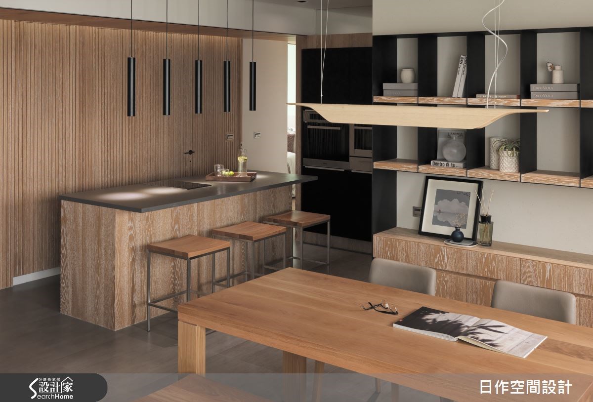 35坪新成屋(5年以下)＿現代風吧檯書房案例圖片＿日作空間設計有限公司＿日作_02之11