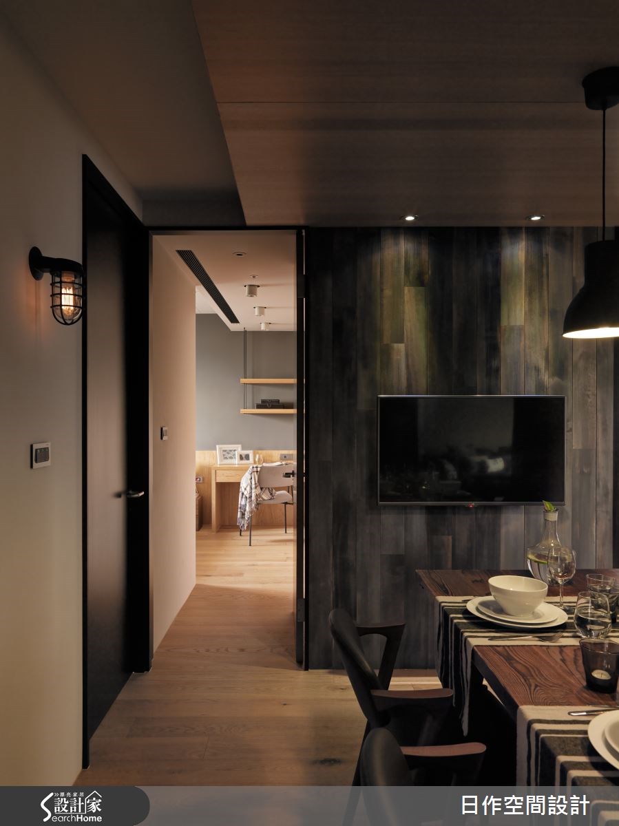 35坪新成屋(5年以下)＿工業風餐廳走廊案例圖片＿日作空間設計有限公司＿日作_03之11