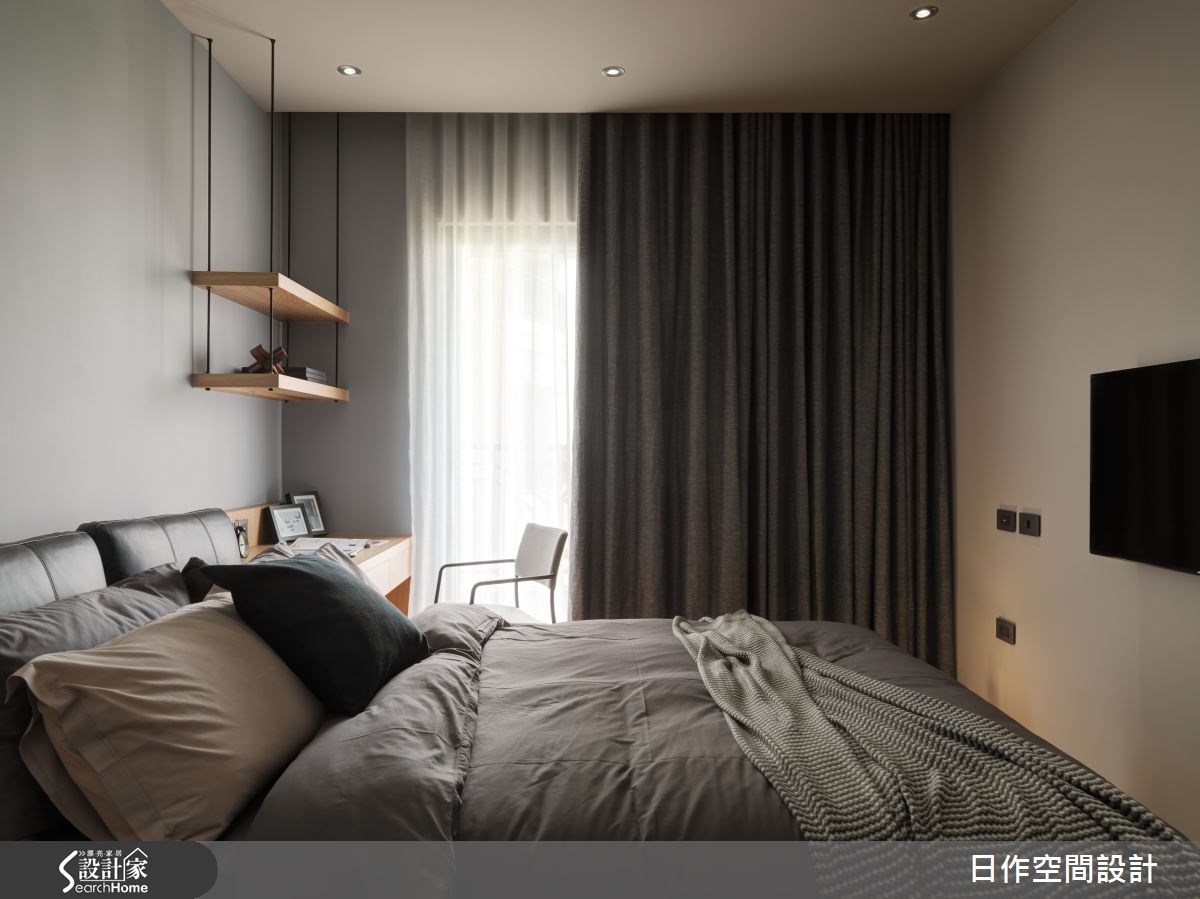 35坪新成屋(5年以下)＿工業風臥室案例圖片＿日作空間設計有限公司＿日作_03之23
