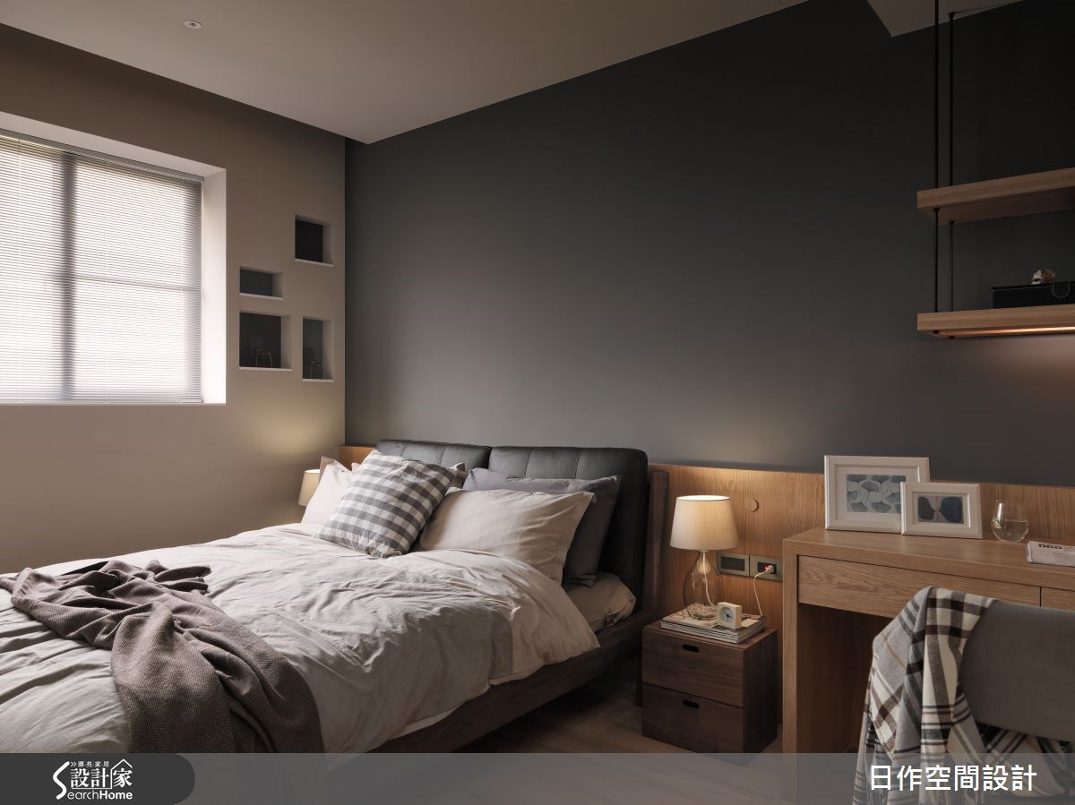 35坪新成屋(5年以下)＿工業風臥室案例圖片＿日作空間設計有限公司＿日作_03之24