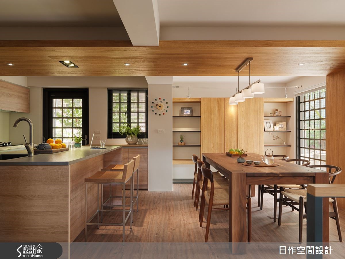 80坪老屋(16~30年)＿混搭風吧檯案例圖片＿日作空間設計有限公司＿日作_04之19