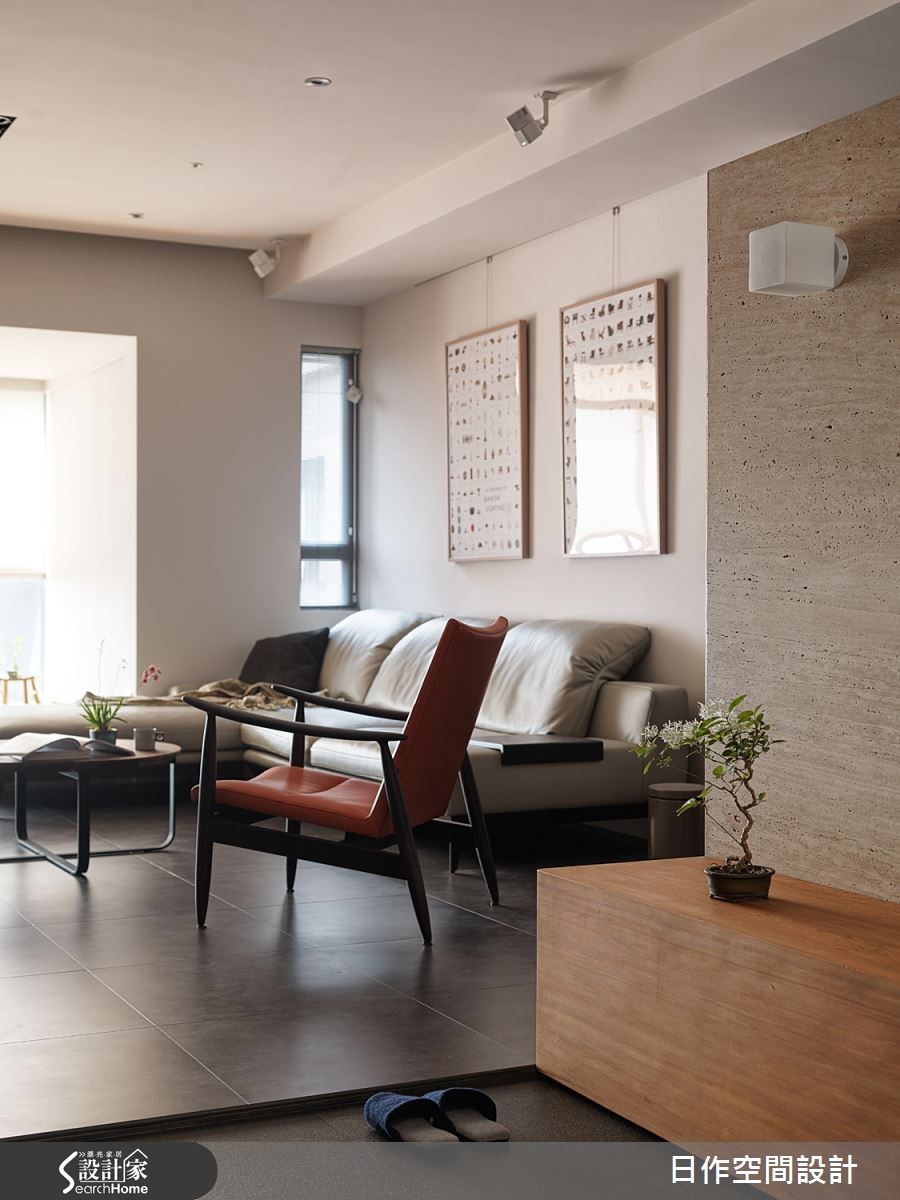 32坪中古屋(5~15年)＿簡約風客廳案例圖片＿日作空間設計有限公司＿日作_05之5