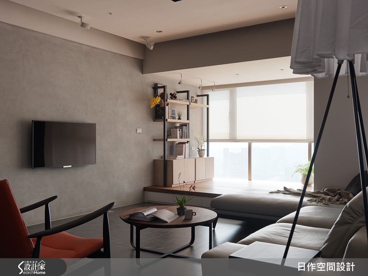 32坪中古屋(5~15年)＿簡約風客廳臥榻案例圖片＿日作空間設計有限公司＿日作_05之7