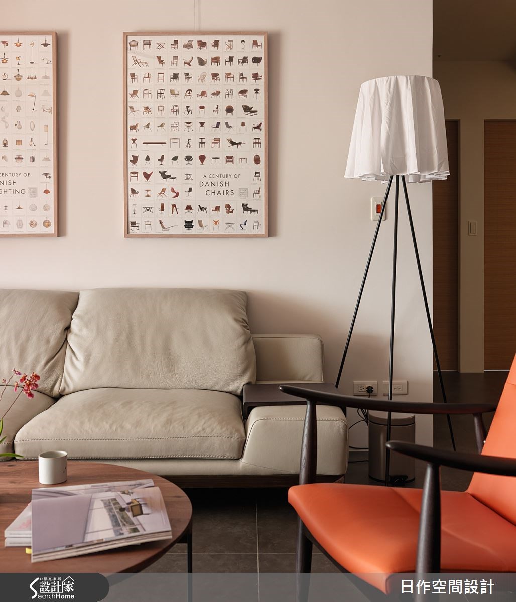 32坪中古屋(5~15年)＿簡約風客廳案例圖片＿日作空間設計有限公司＿日作_05之9