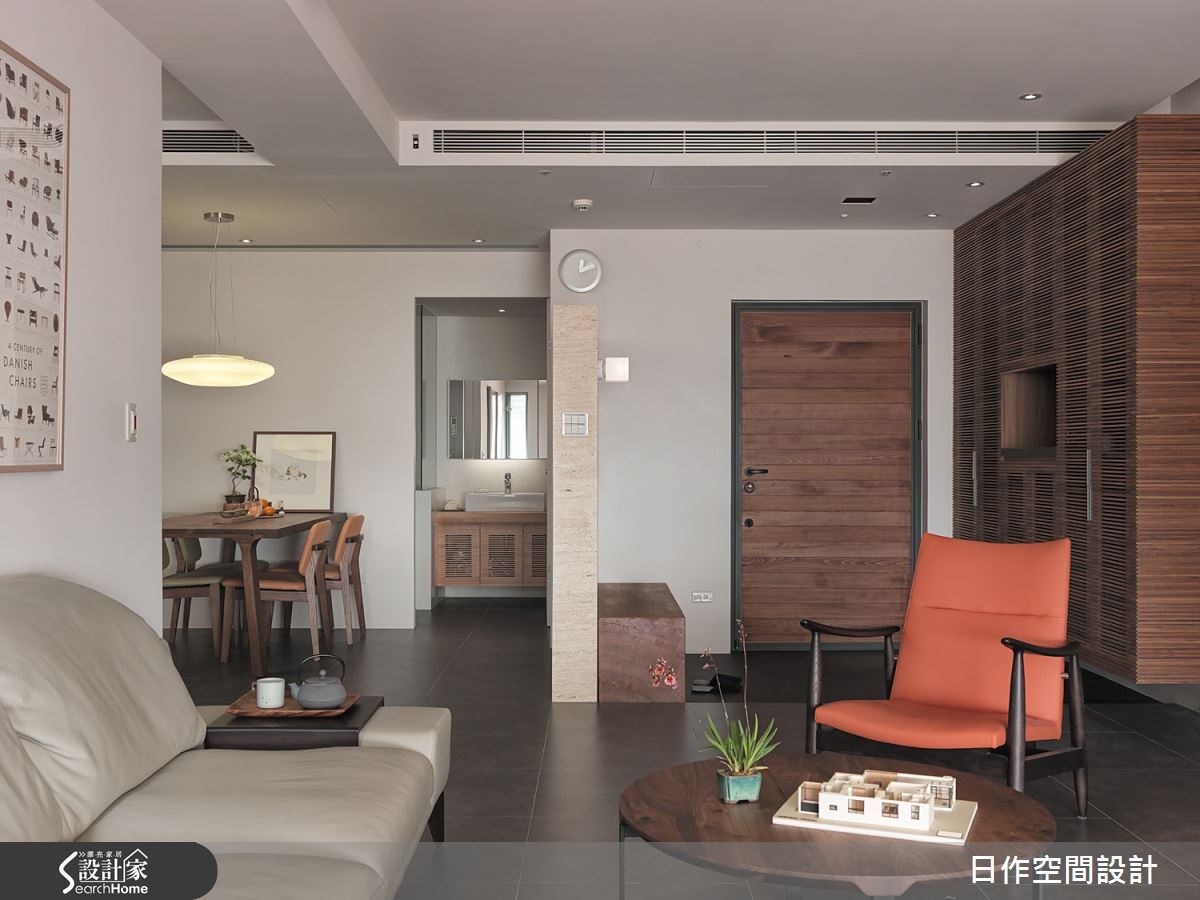 32坪中古屋(5~15年)＿簡約風玄關客廳餐廳案例圖片＿日作空間設計有限公司＿日作_05之11