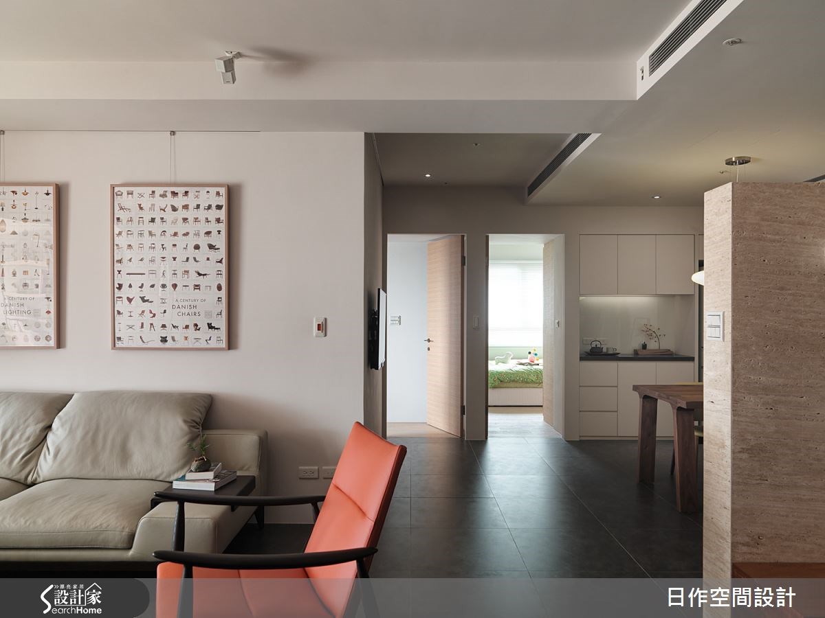 32坪中古屋(5~15年)＿簡約風客廳走廊案例圖片＿日作空間設計有限公司＿日作_05之12