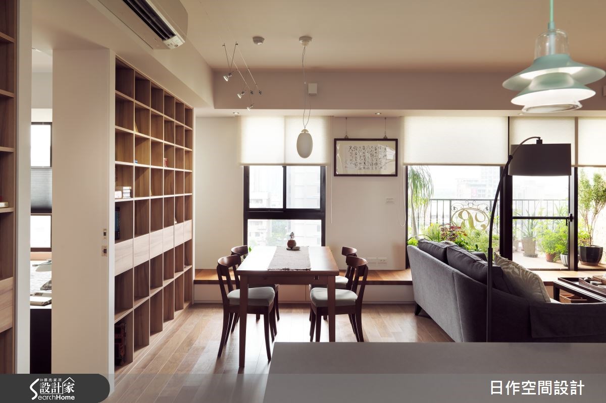 30坪新成屋(5年以下)＿混搭風書房臥榻案例圖片＿日作空間設計有限公司＿日作_07之3