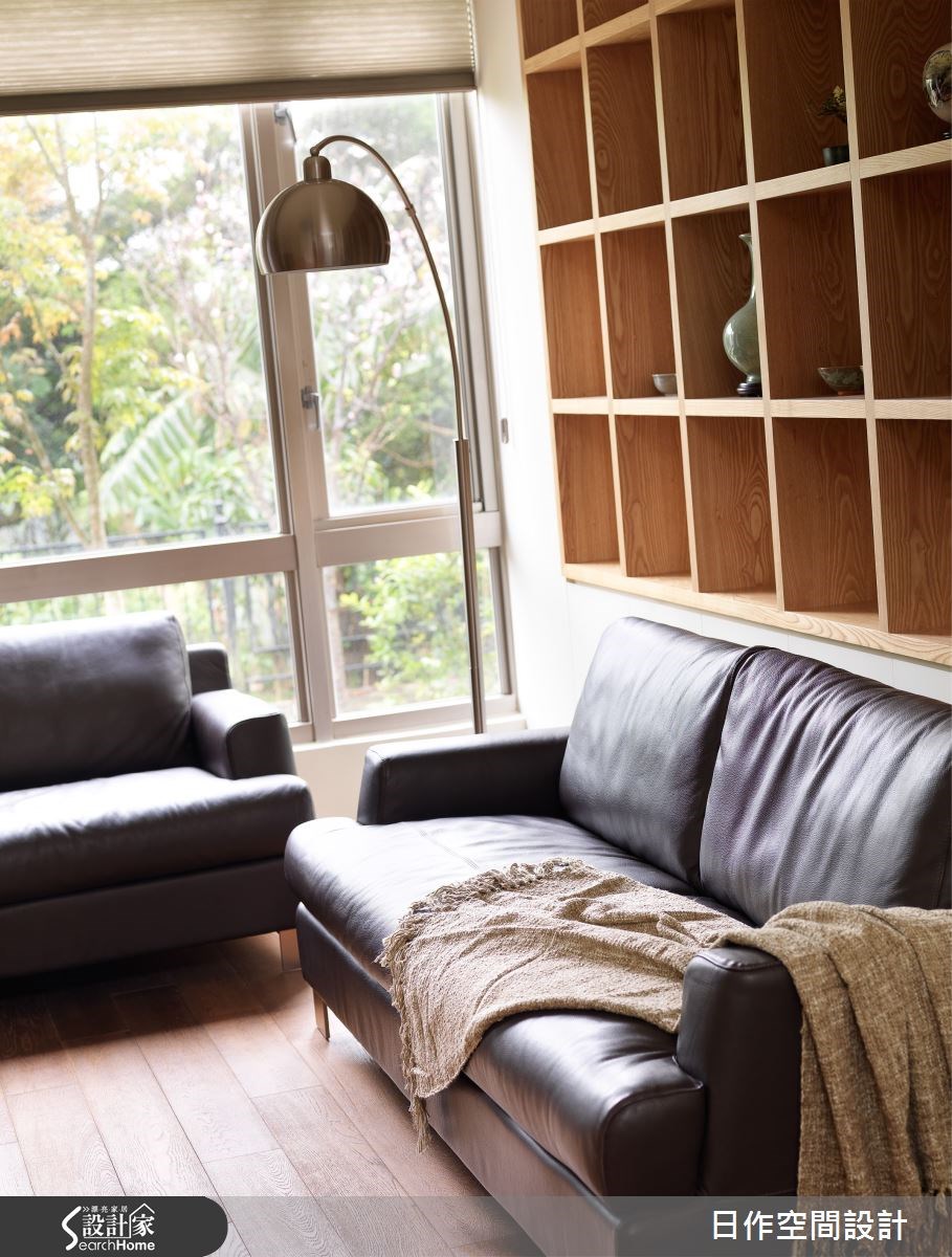 80坪新成屋(5年以下)＿混搭風客廳案例圖片＿日作空間設計有限公司＿日作_08之2