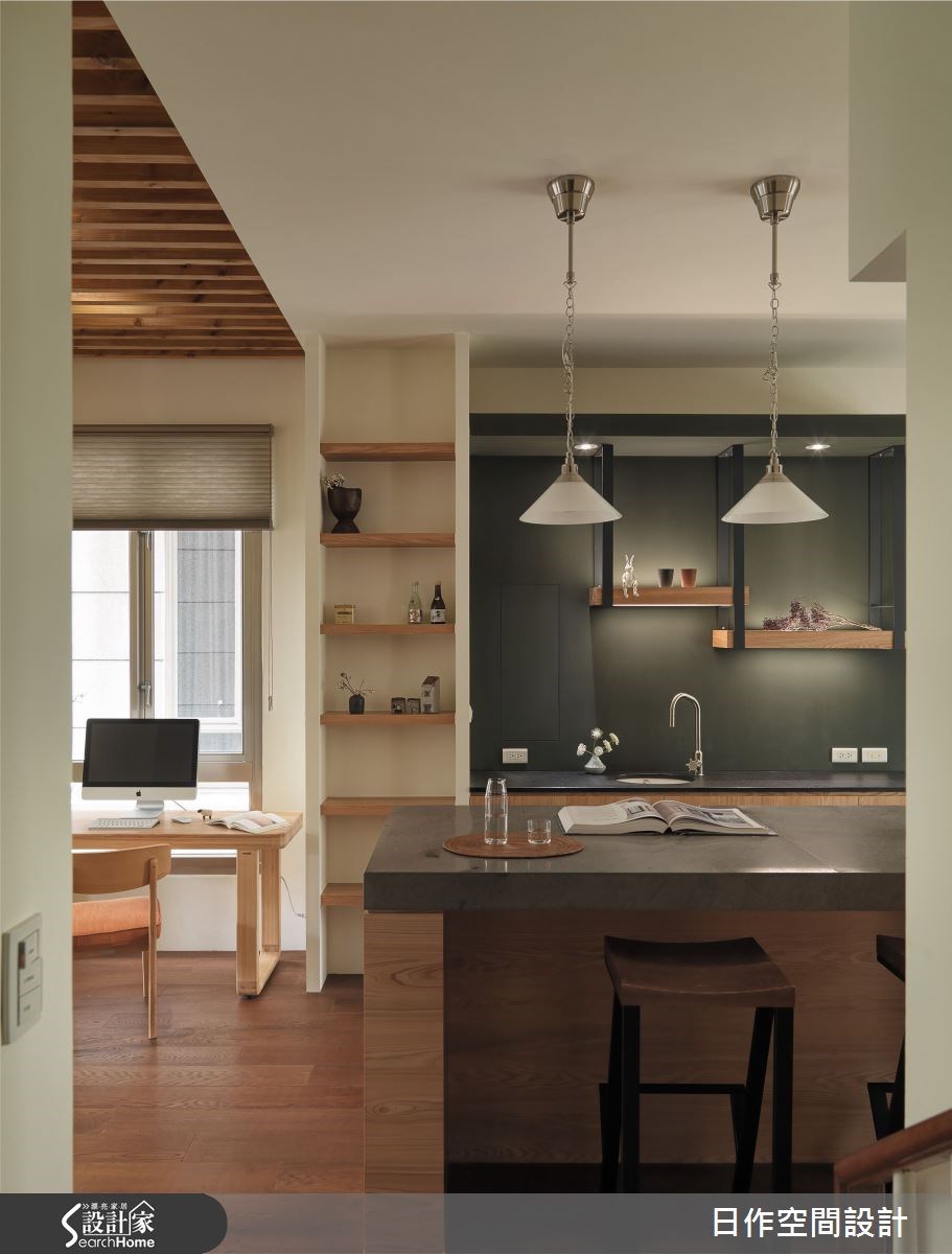 80坪新成屋(5年以下)＿混搭風吧檯案例圖片＿日作空間設計有限公司＿日作_08之11