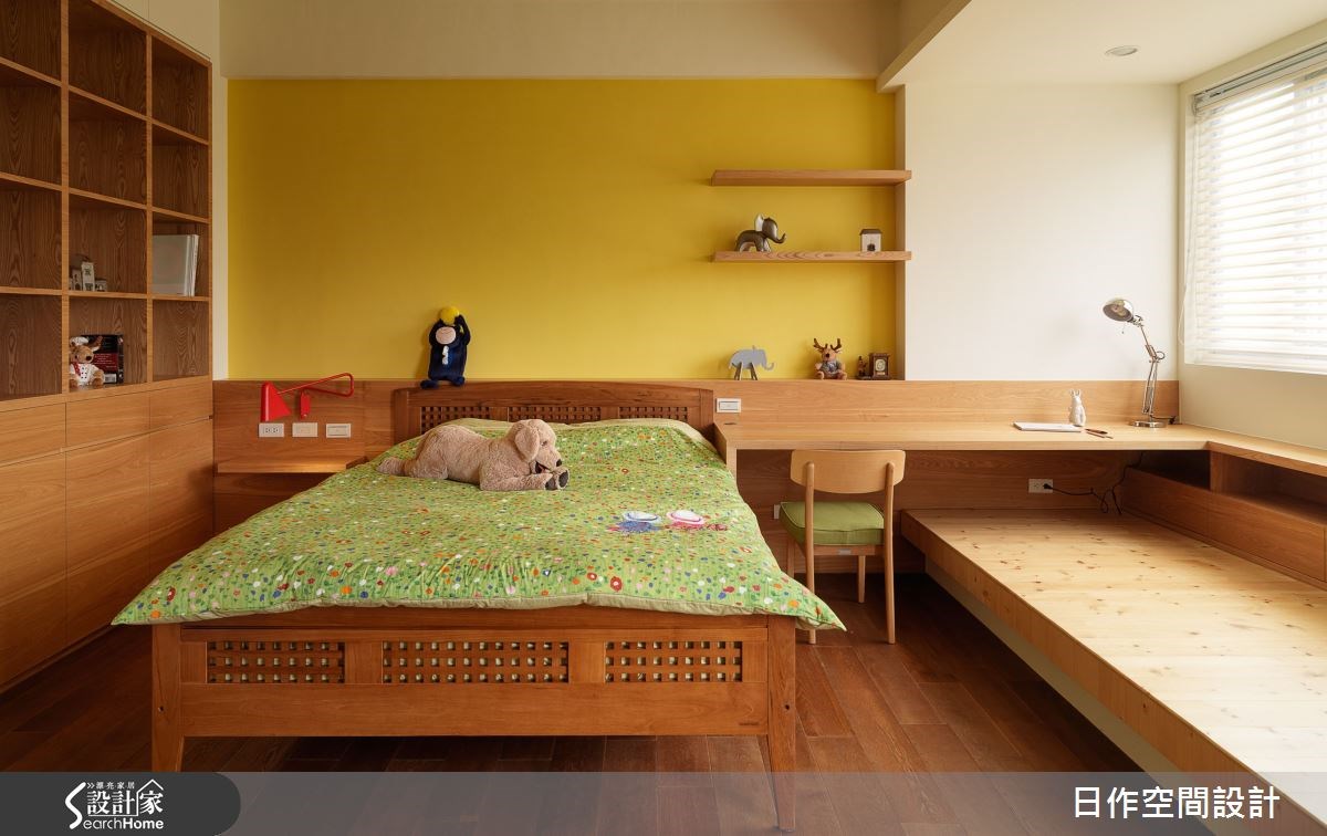 80坪新成屋(5年以下)＿混搭風臥室臥榻案例圖片＿日作空間設計有限公司＿日作_08之13