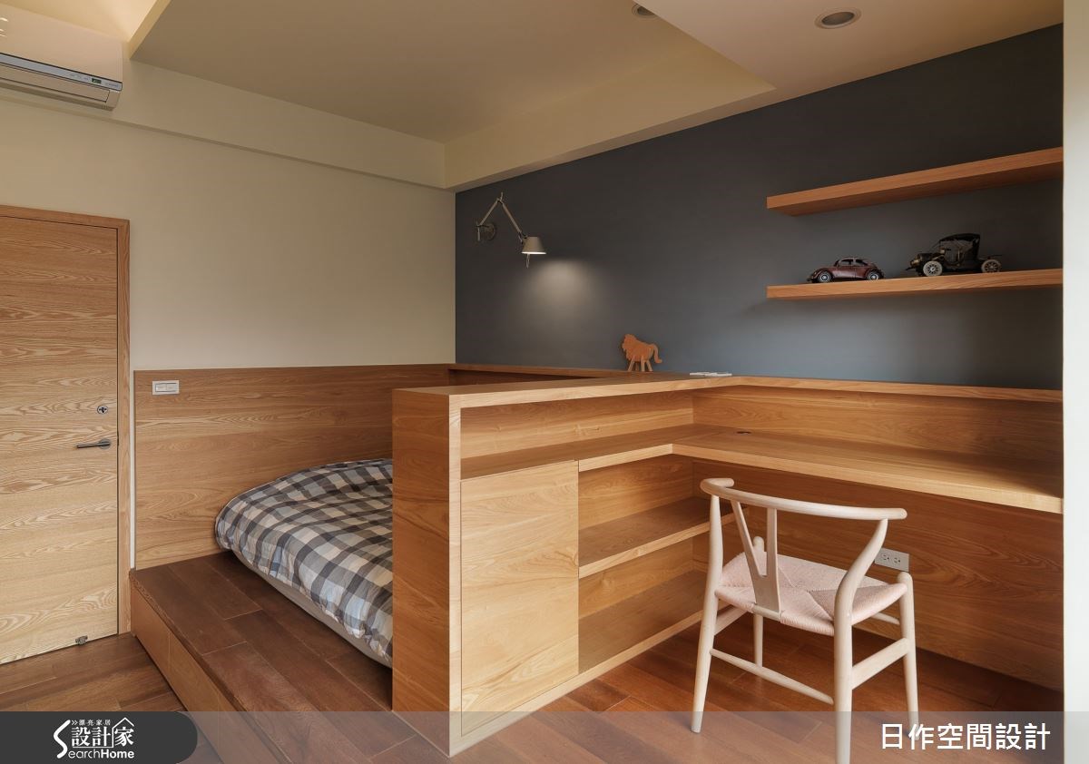 80坪新成屋(5年以下)＿混搭風臥室案例圖片＿日作空間設計有限公司＿日作_08之17