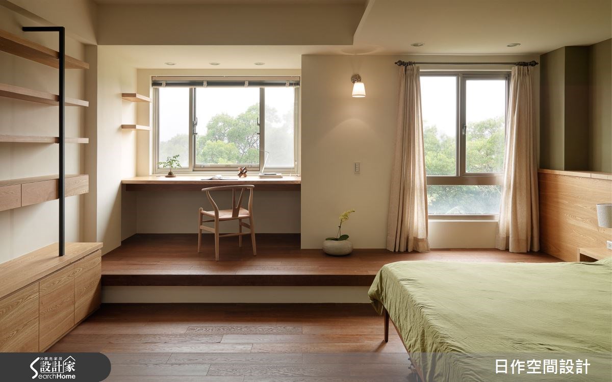80坪新成屋(5年以下)＿混搭風臥室案例圖片＿日作空間設計有限公司＿日作_08之21