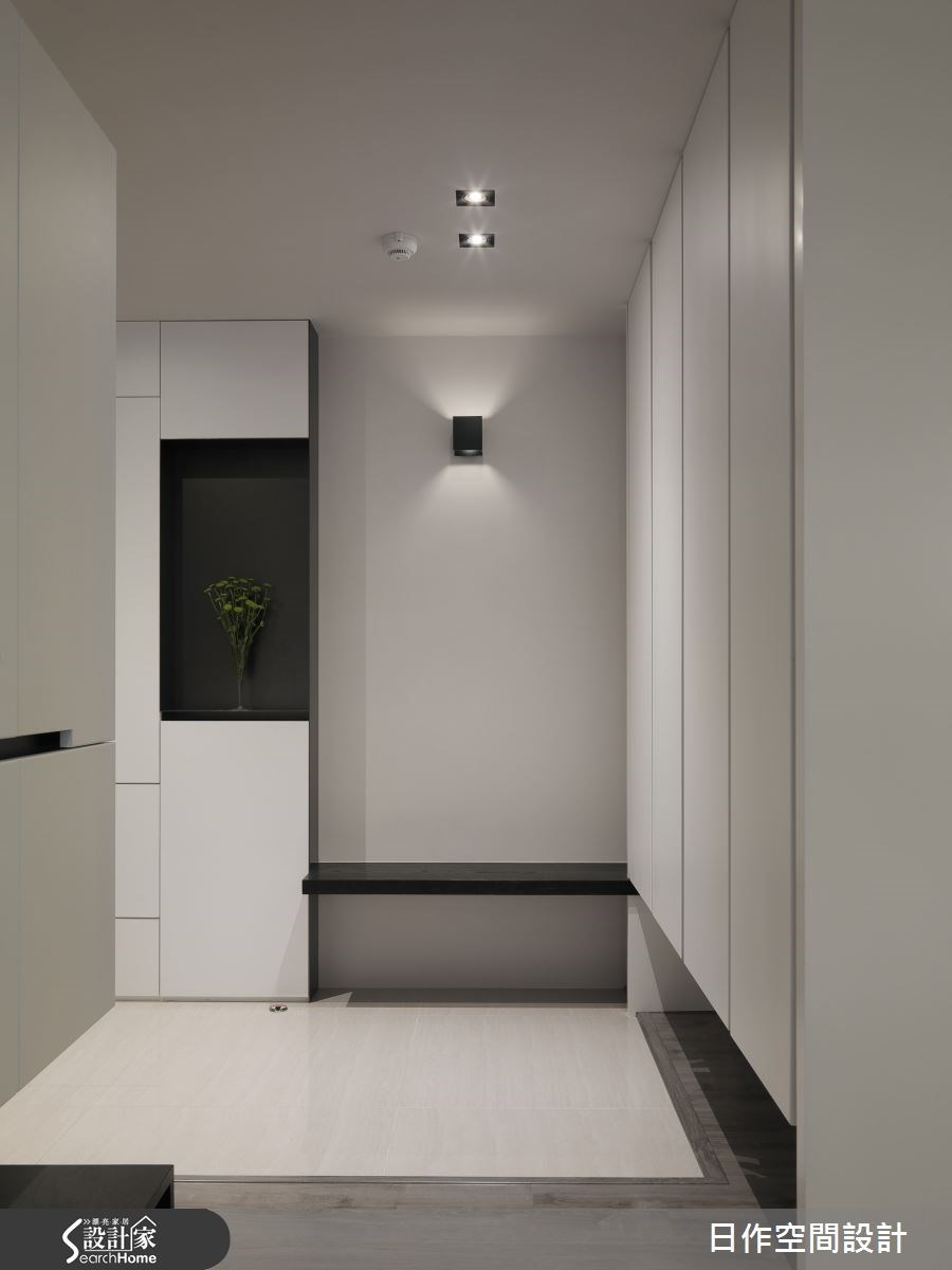 30坪新成屋(5年以下)＿現代風玄關案例圖片＿日作空間設計有限公司＿日作_10之2