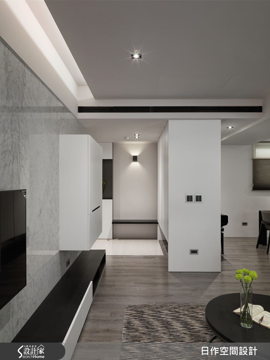 30坪新成屋(5年以下)＿現代風玄關案例圖片＿日作空間設計有限公司＿日作_10之3
