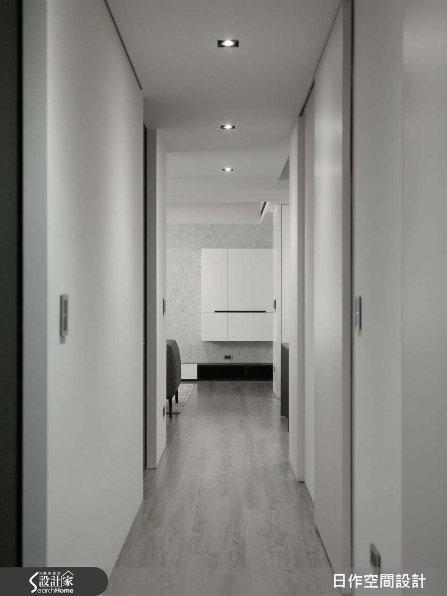 30坪新成屋(5年以下)＿現代風走廊案例圖片＿日作空間設計有限公司＿日作_10之14
